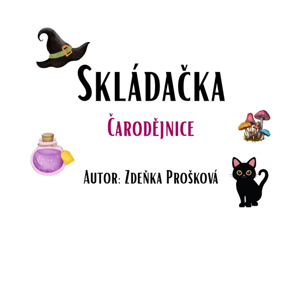 Skládačka čarodějnice