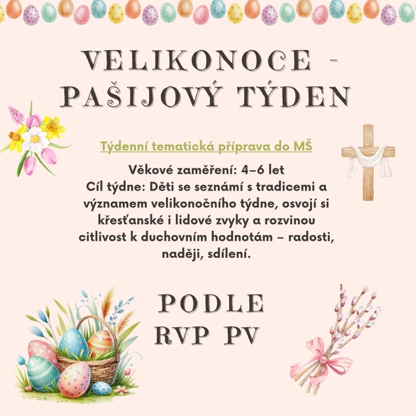Velikonoce - Pašijový týden