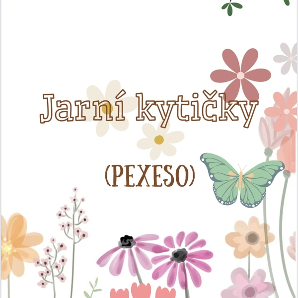 Pexeso jarních kytiček
