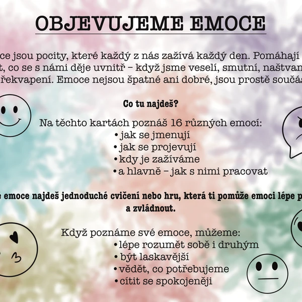 ☺️ OBJEVUJEME EMOCE 😜