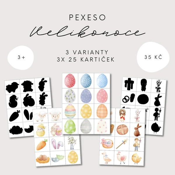 Pexeso - Velikonoce