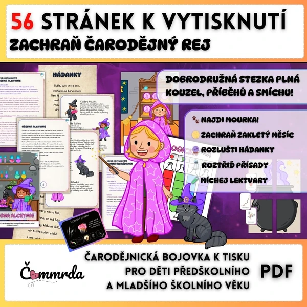 Čarodějnická bojovka - zachraň čarodějný rej