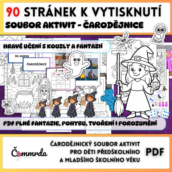 Čarodějnice - soubor aktivit