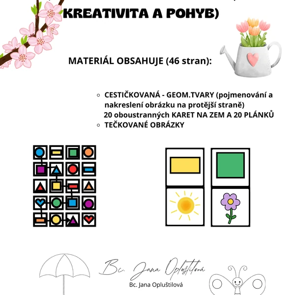 Jarní aktivity pro děti - barvy, tvary, pohyb a kreativita