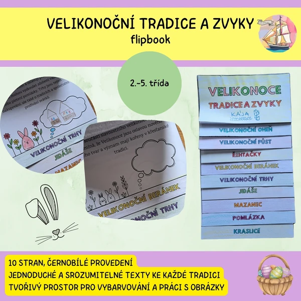 Velikonoční tradice a zvyky - flipbook