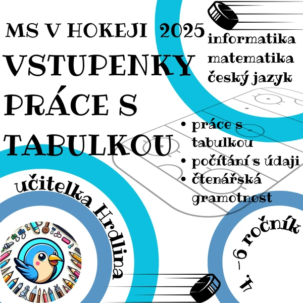 MS v hokeji 2025, VSTUPENKY-práce s tabulkou