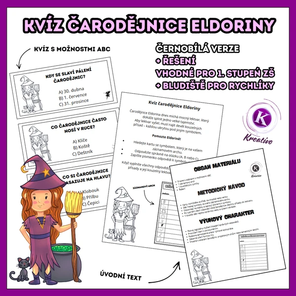 Kvíz čarodějnice Eldoriny