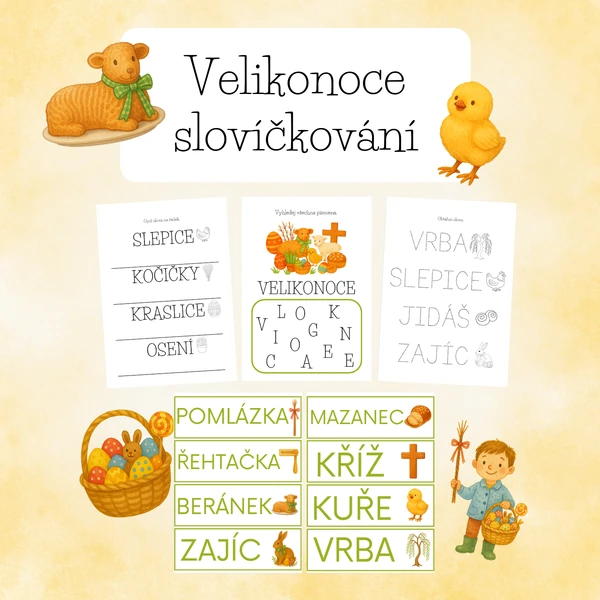 Velikonoce slovíčkování