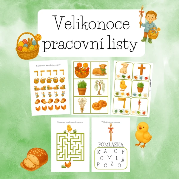 Velikonoce pracovní listy