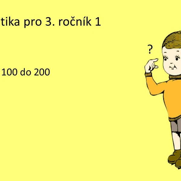 Matematika pro 3. ročník 1