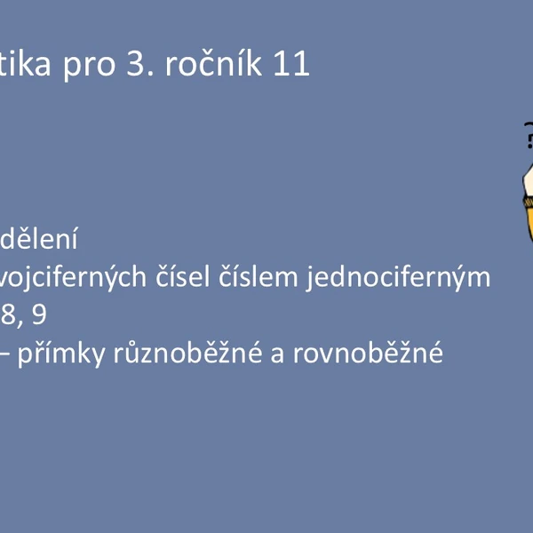 Matematika pro 3. ročník 11