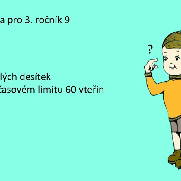 Matematika pro 3. ročník 9
