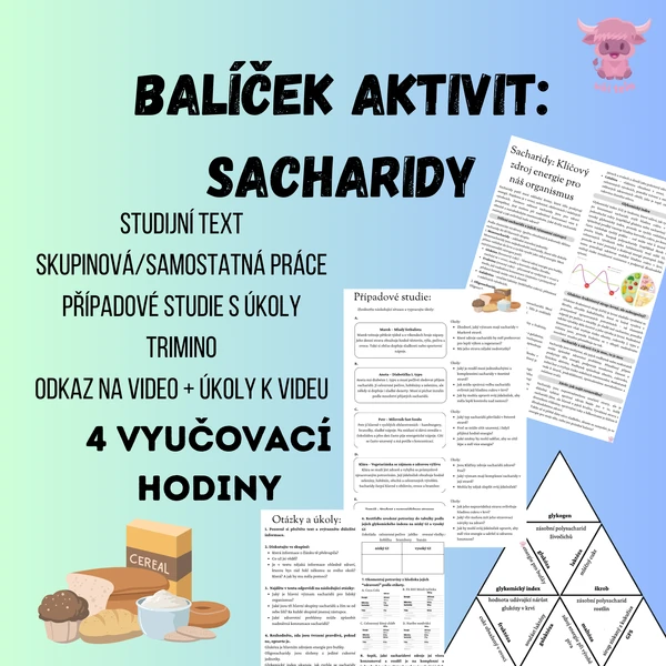 Sacharidy - balíček aktivit 