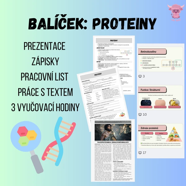Proteiny - balíček aktivit