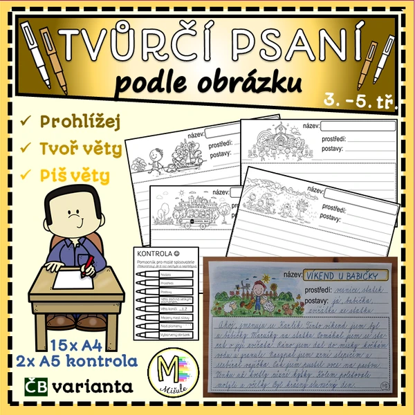 TVŮRČÍ PSANÍ PODLE OBRÁZKU
