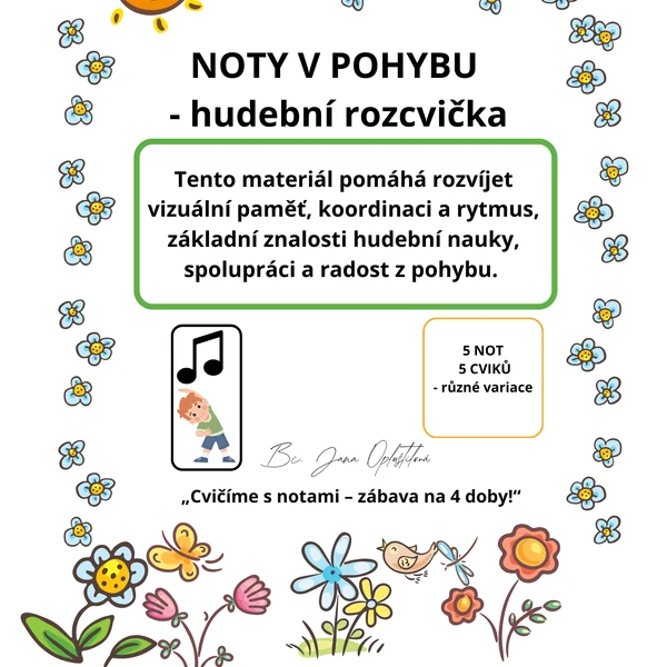 Cvičíme s notami - zábava na 4 doby! 