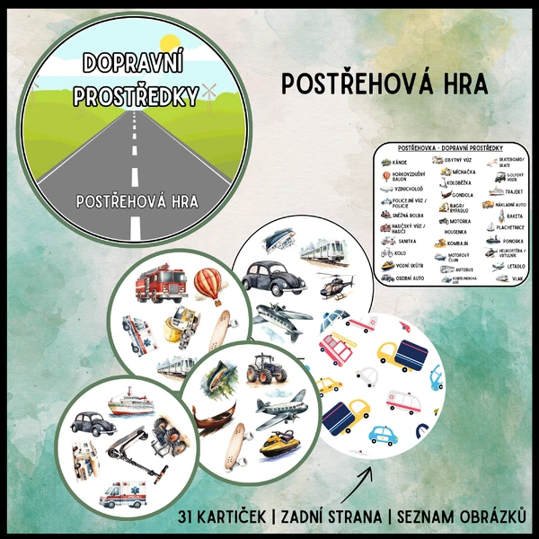 Postřehovka DOPRAVNÍ PROSTŘEDKY