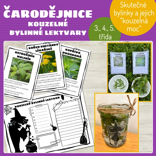 Čarodějnice - bylinné lektvary