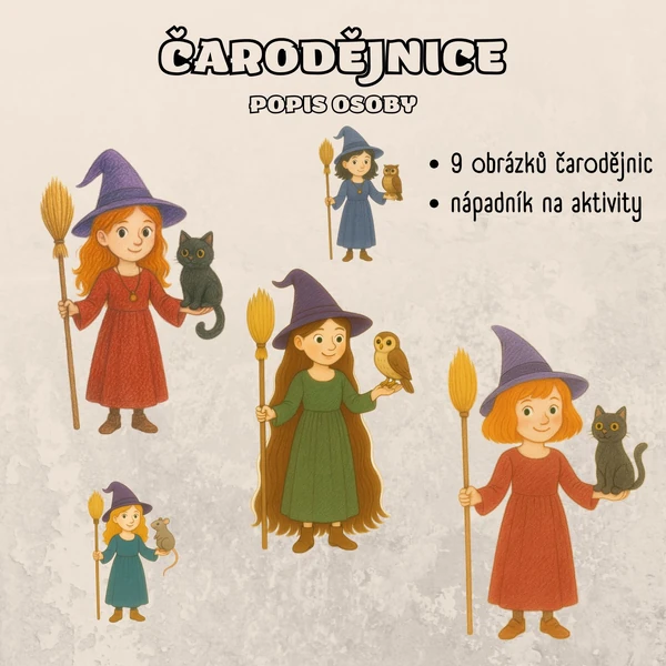 Čarodějnice - popis osoby