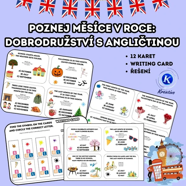 Poznej měsíce v roce: Dobrodružství s angličtinou (Month of the year)