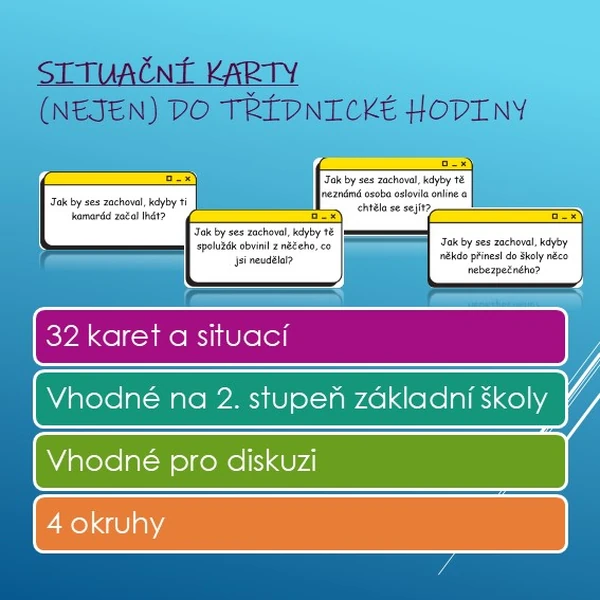 Situační karty (nejen) do třídnické hodiny