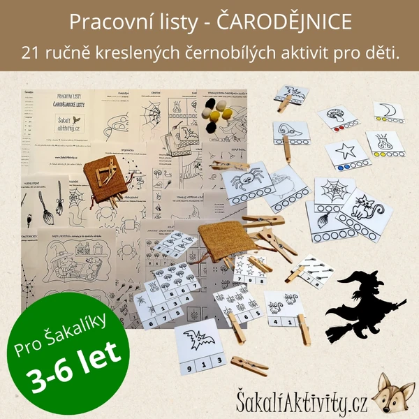 Pracovní listy - Čarodějnice