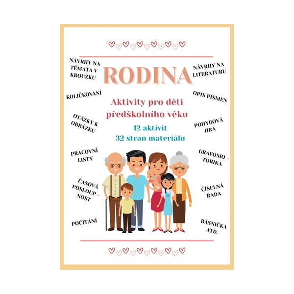 Rodina - aktivity pro děti předškolního věku