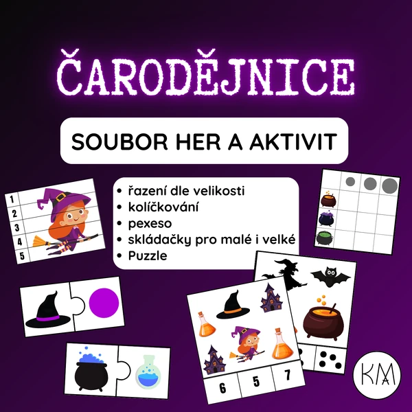 ČARODĚJNICE - SOUBOR HER A AKTIVIT