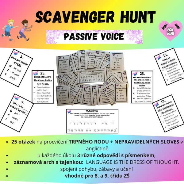 Scavenger Hunt - Passive voice
