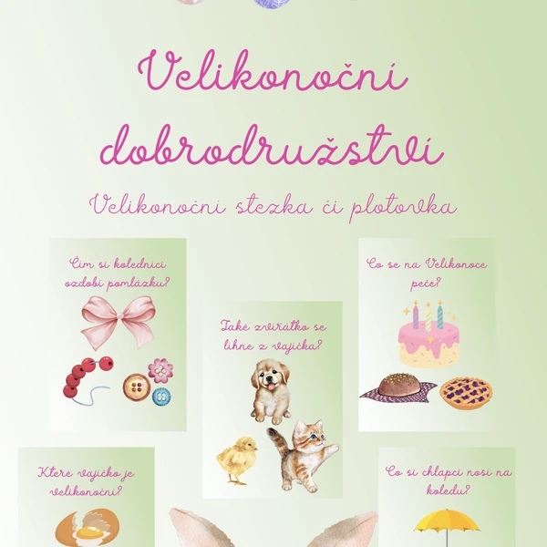 🐣🌷 VELIKONOČNÍ DOBRODRUŽSTVÍ 🐾