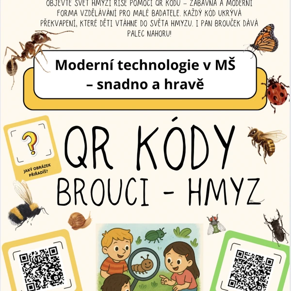 QR Kódy- Hmyz, brouci (jaro)