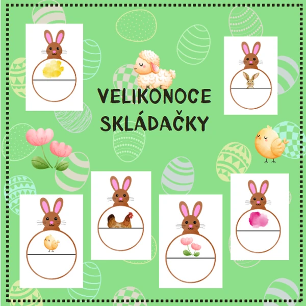 VELIKONOCE - skládačky