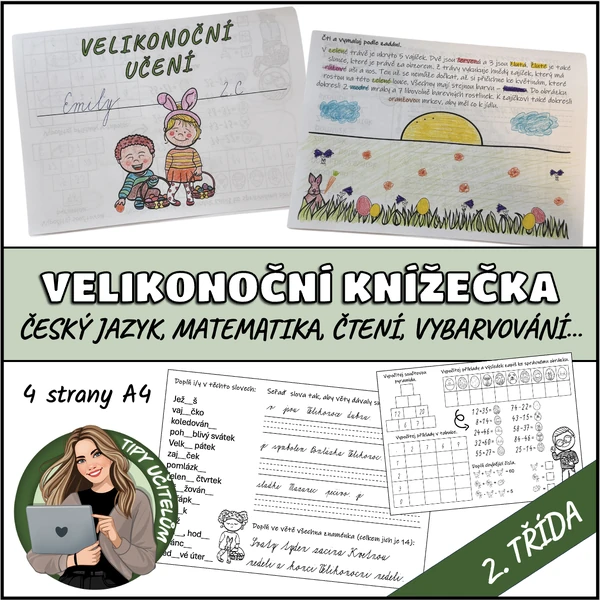Velikonoční učení - knížečka, kompletní příprava
