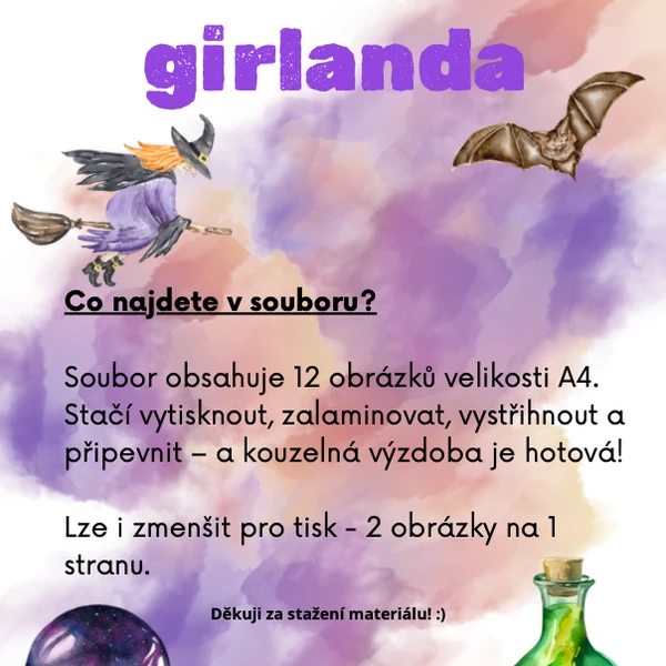 Čarodějnická girlanda