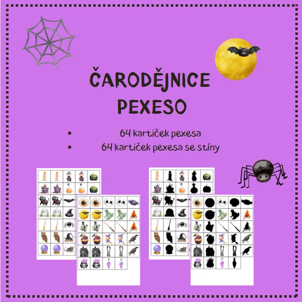 ČARODĚJNICE - pexeso