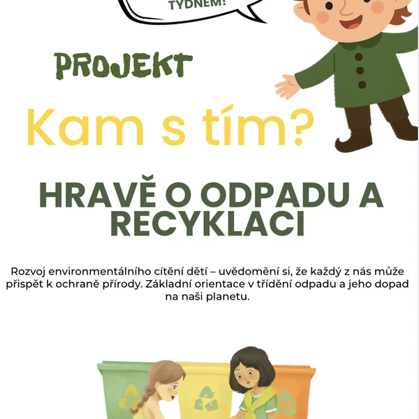 Třídíme odpad - recyklace (Den Země)