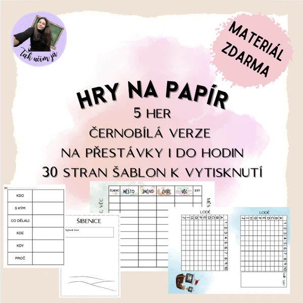 Hry na papír