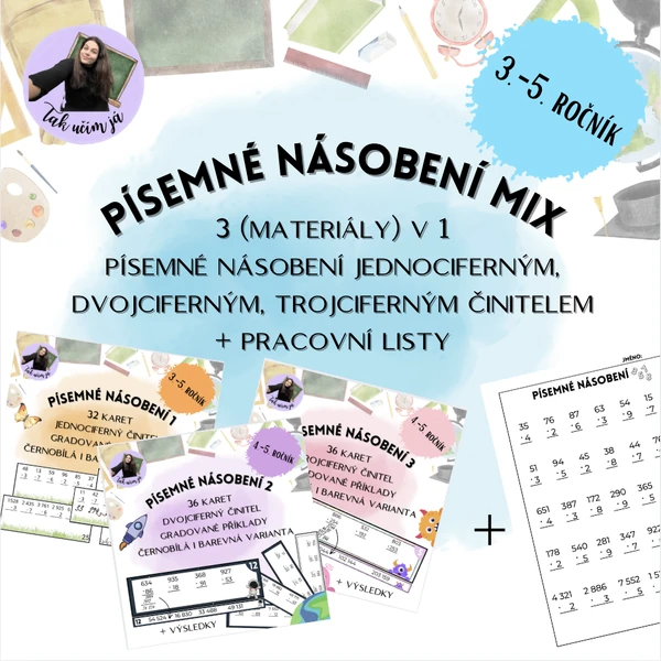 Písemné násobení mix