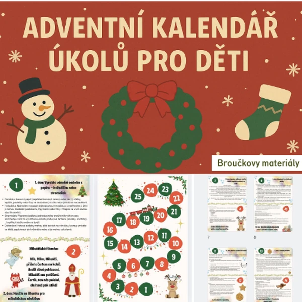 Adventní kalendář úkolů