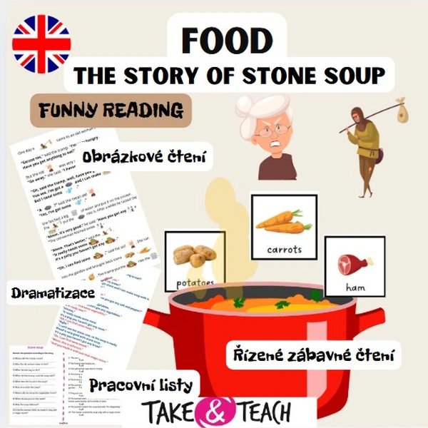 FOOD - JÍDLO - PAST SIMPLE - STONE SOUP
