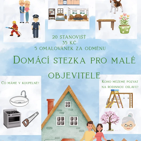 🏡✨ Stezka Rodina a domácnost – poznávej, hledej, bav se! ✨🏡