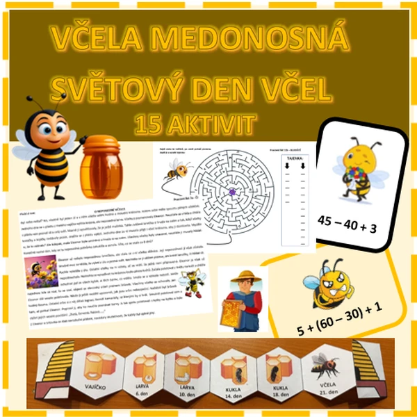 VČELA MEDONOSNÁ - SVĚTOVÝ DEN VČEL