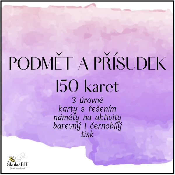 Podmět a přísudek