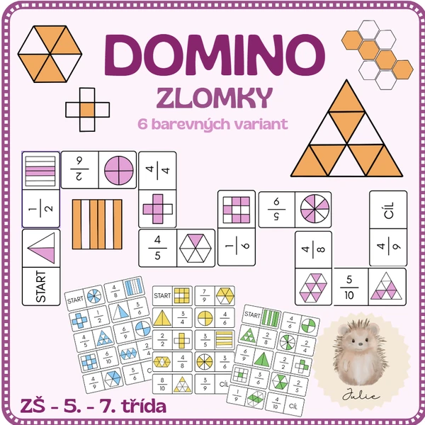 DOMINO - zlomky 