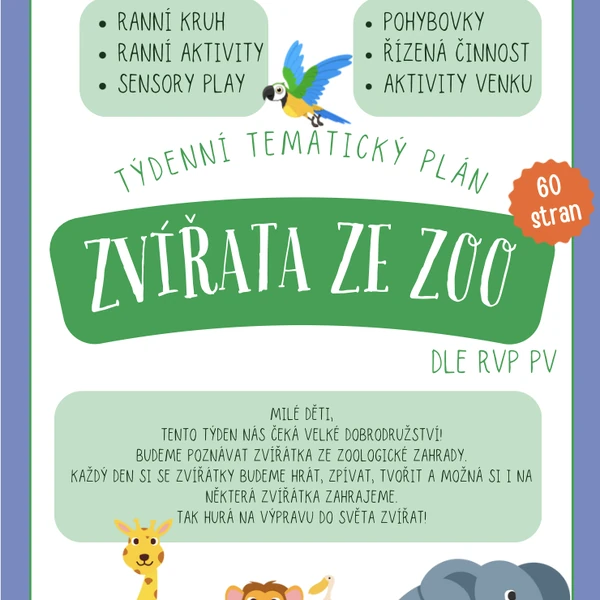 Zvířátka ze ZOO (exotická zvířata)