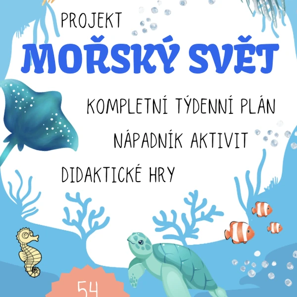 MOŘE, MOŘSKÝ SVĚT - živočichové v moři (projekt)