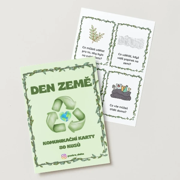Den Země - komunikační karty 80ks