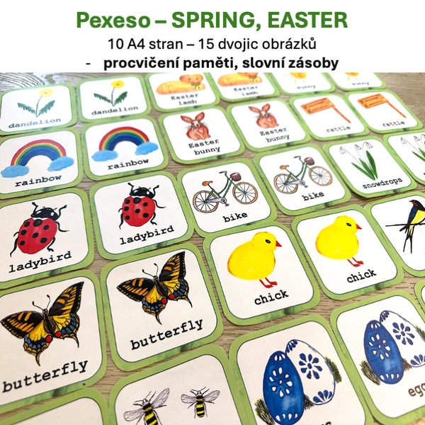 Pexeso - Spring, Easter