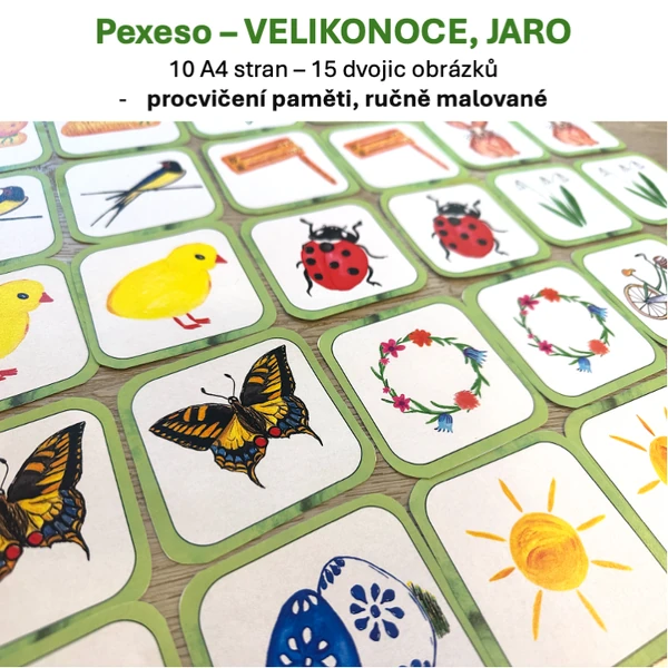 Pexeso - Velikonoce, jaro