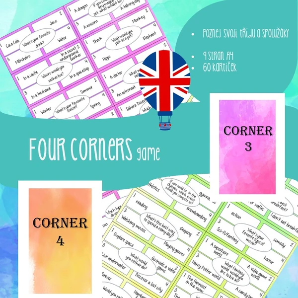 Four corners - brain break